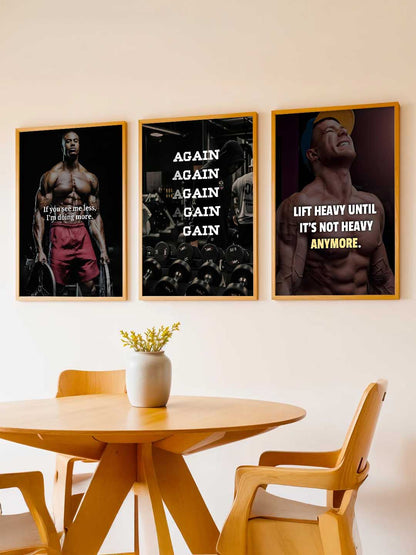Bodybuilding Workout Inspirational  Gym Wall Art Paintings for Living Room Bedroom
