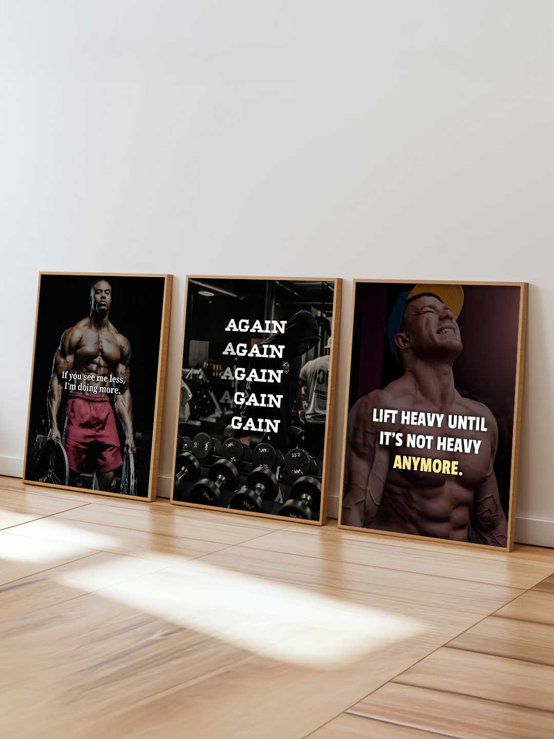 Bodybuilding Workout Inspirational  Gym Wall Art Paintings for Living Room Bedroom
