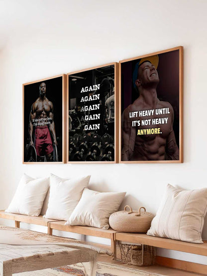Bodybuilding Workout Inspirational  Gym Wall Art Paintings for Living Room Bedroom