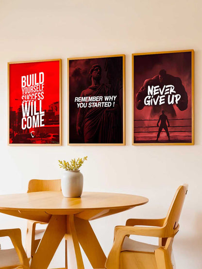 Motivational Gym Wall Art Paintings for Living Room Bedroom