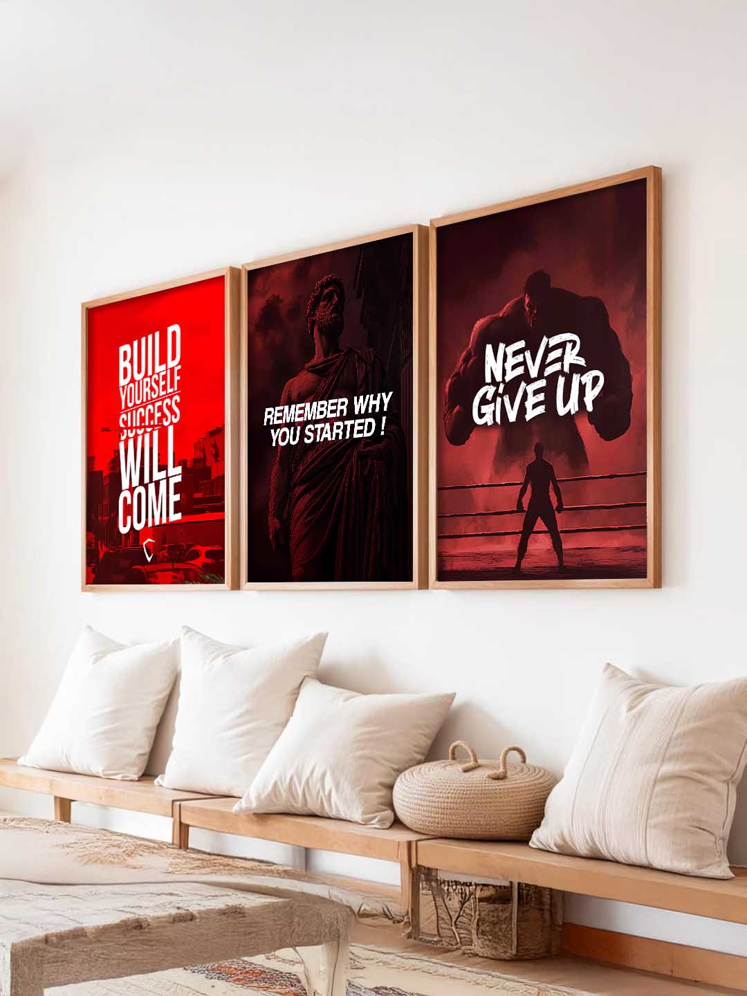 Motivational Gym Wall Art Paintings for Living Room Bedroom