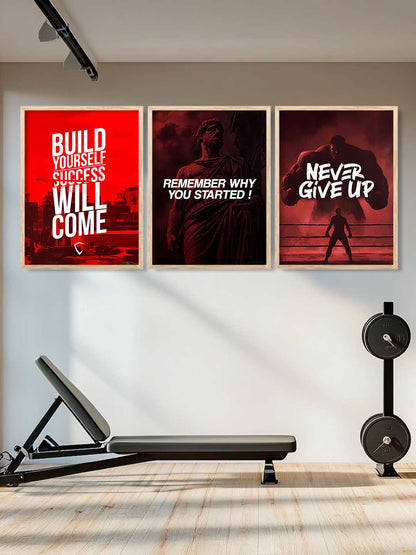 Motivational Gym Wall Art Paintings for Living Room Bedroom