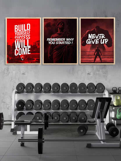Motivational Gym Wall Art Paintings for Living Room Bedroom
