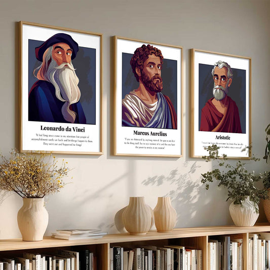 Aesthetic Philosophy  Motivational Wall Art Paintings for Living Room Bedroom