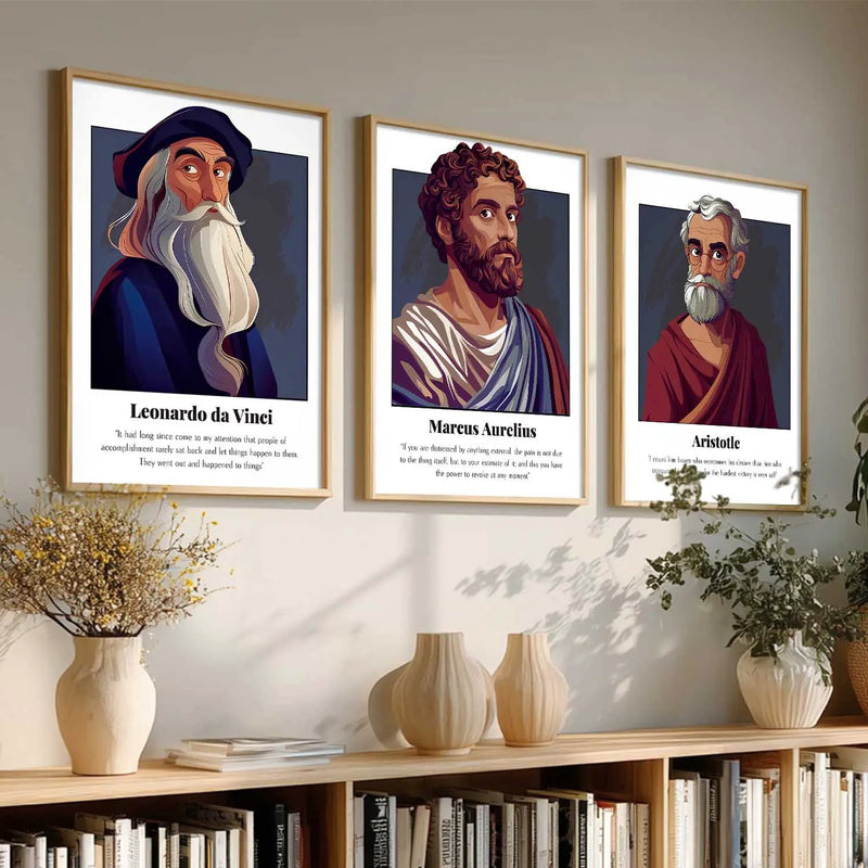 Aesthetic Philosophy  Motivational Wall Art Paintings for Living Room Bedroom
