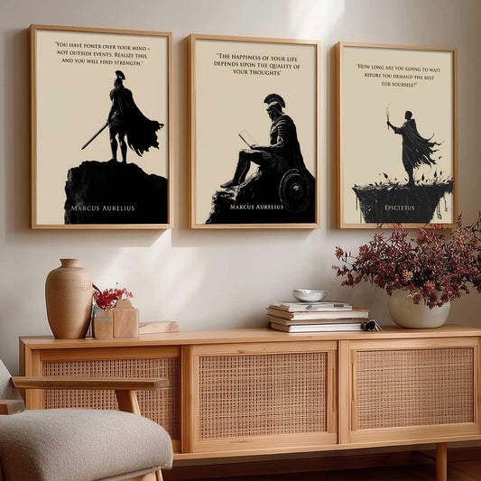 Marcus Aurelius Motivational Wall Art Paintings for Living Room Bedroom