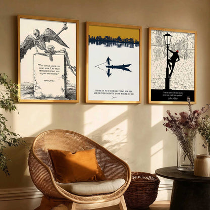 Inspirational Quotes Wall Art Paintings for Living Room Bedroom