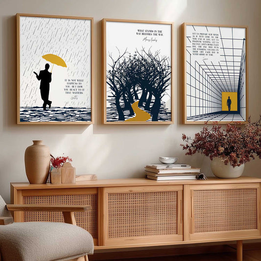 Aesthetic Inspirational Quotes Wall Art Paintings for Living Room Bedroom