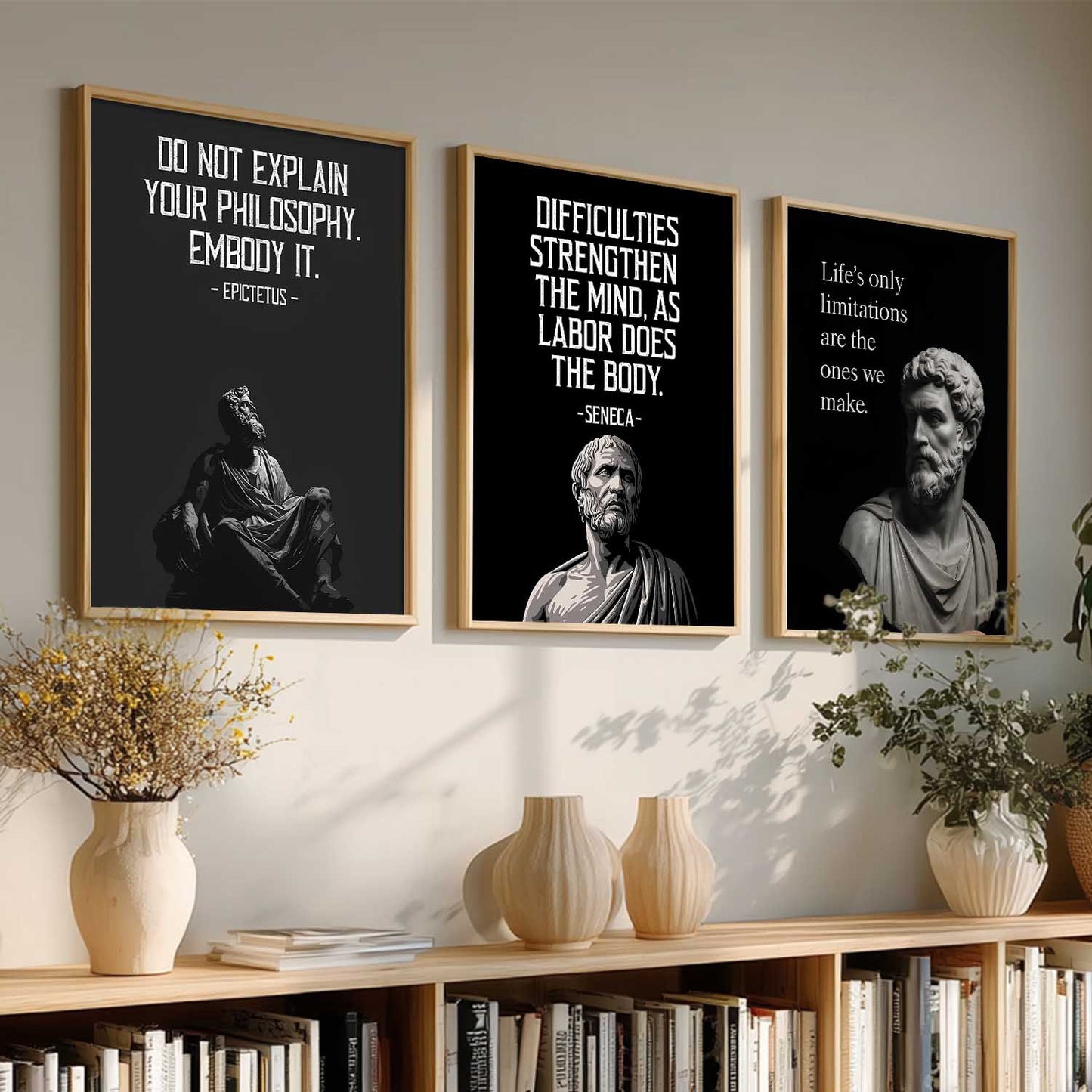 Philosophy Motivational Wall Art Paintings for Living Room Bedroom