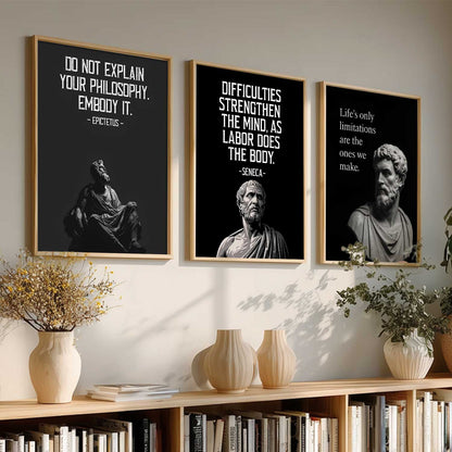Philosophy Motivational Wall Art Paintings for Living Room Bedroom