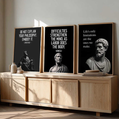 Philosophy Motivational Wall Art Paintings for Living Room Bedroom