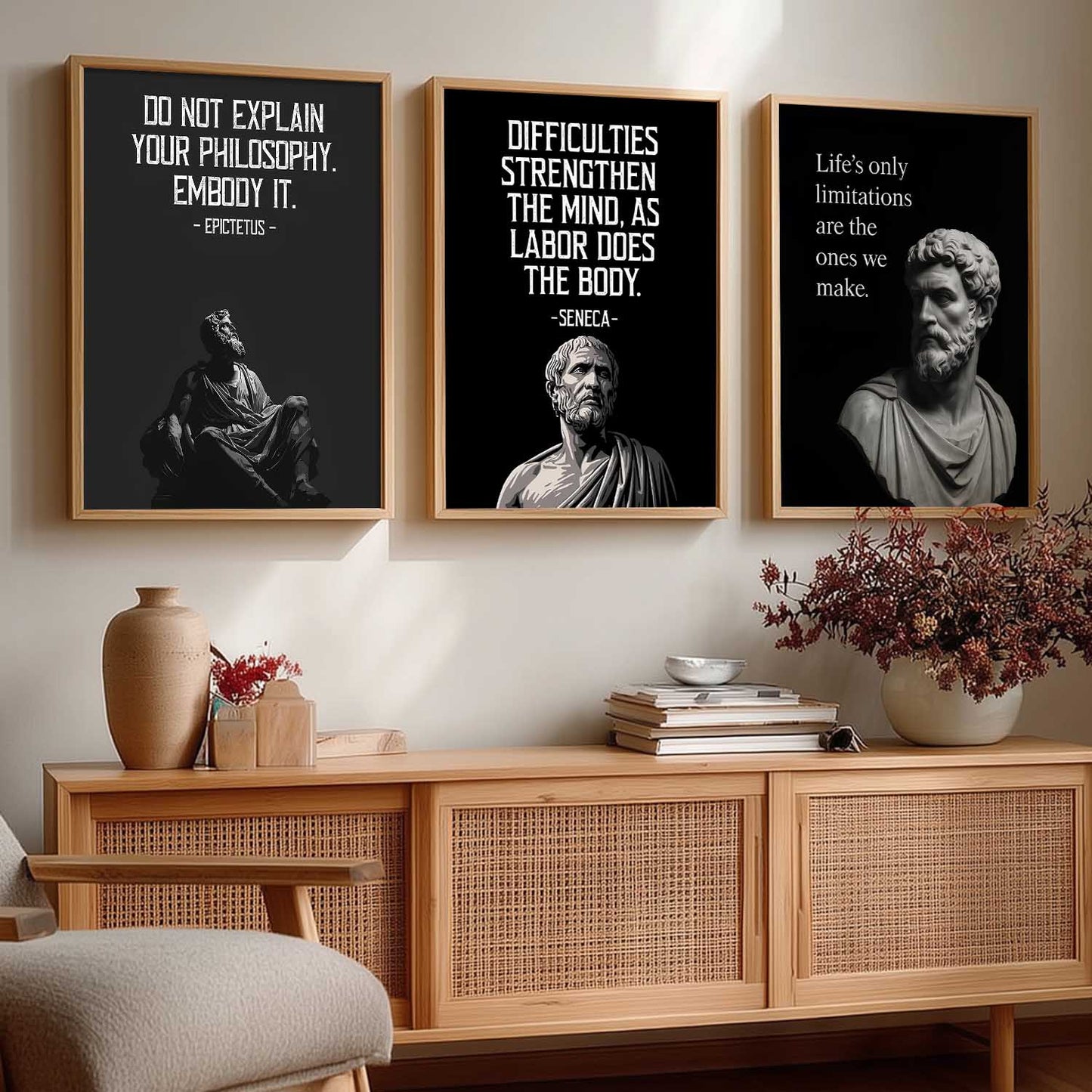 Philosophy Motivational Wall Art Paintings for Living Room Bedroom