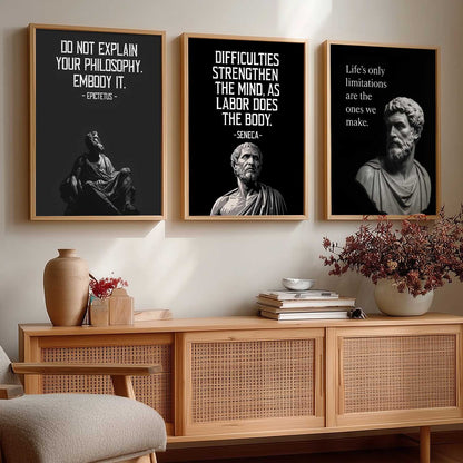 Philosophy Motivational Wall Art Paintings for Living Room Bedroom