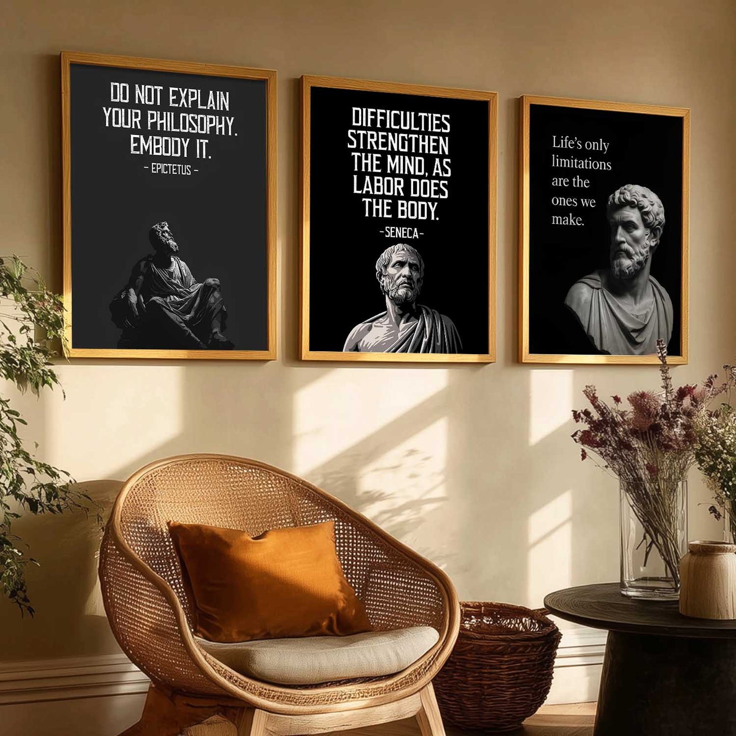 Philosophy Motivational Wall Art Paintings for Living Room Bedroom