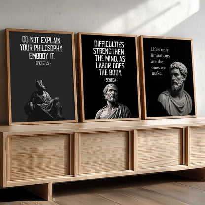 Philosophy Motivational Wall Art Paintings for Living Room Bedroom