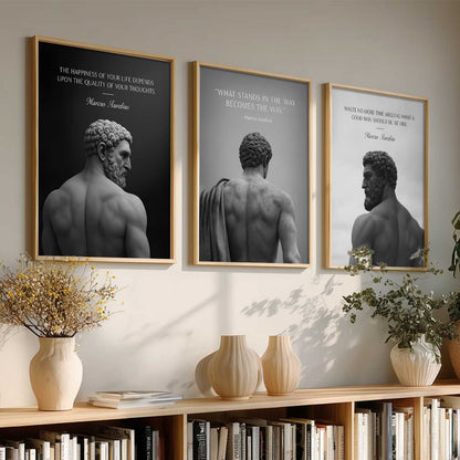 Marcus Aurelius Motivational Wall Art Paintings for Living Room Bedroom