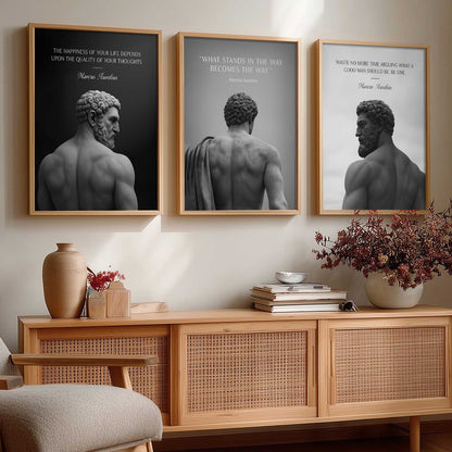 Marcus Aurelius Motivational Wall Art Paintings for Living Room Bedroom