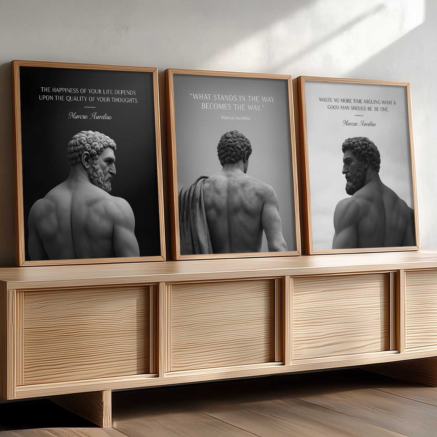 Marcus Aurelius Motivational Wall Art Paintings for Living Room Bedroom
