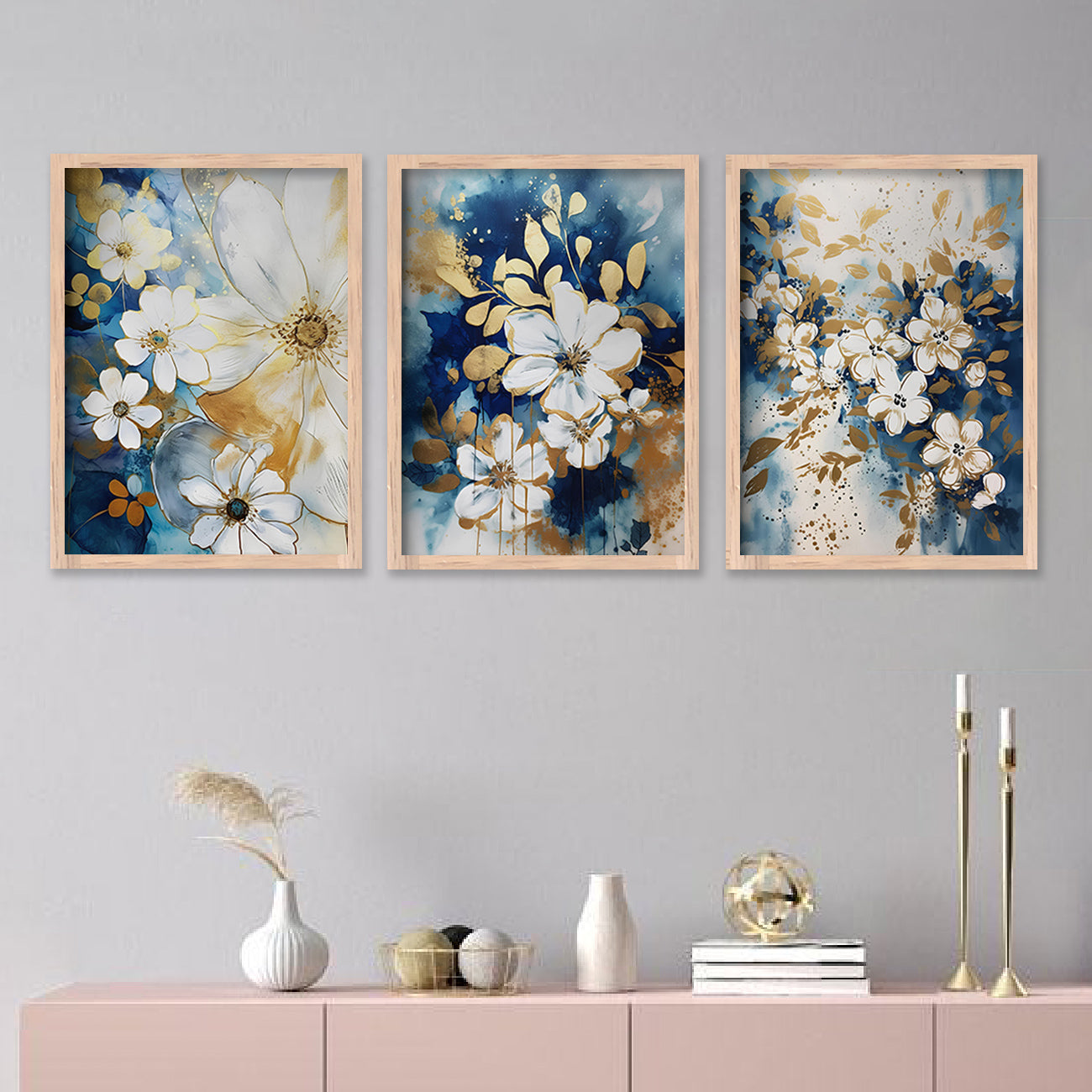 Floral Art Sunset Painting for Living Room Bedroom Home and Office Wall Decor-Kotart