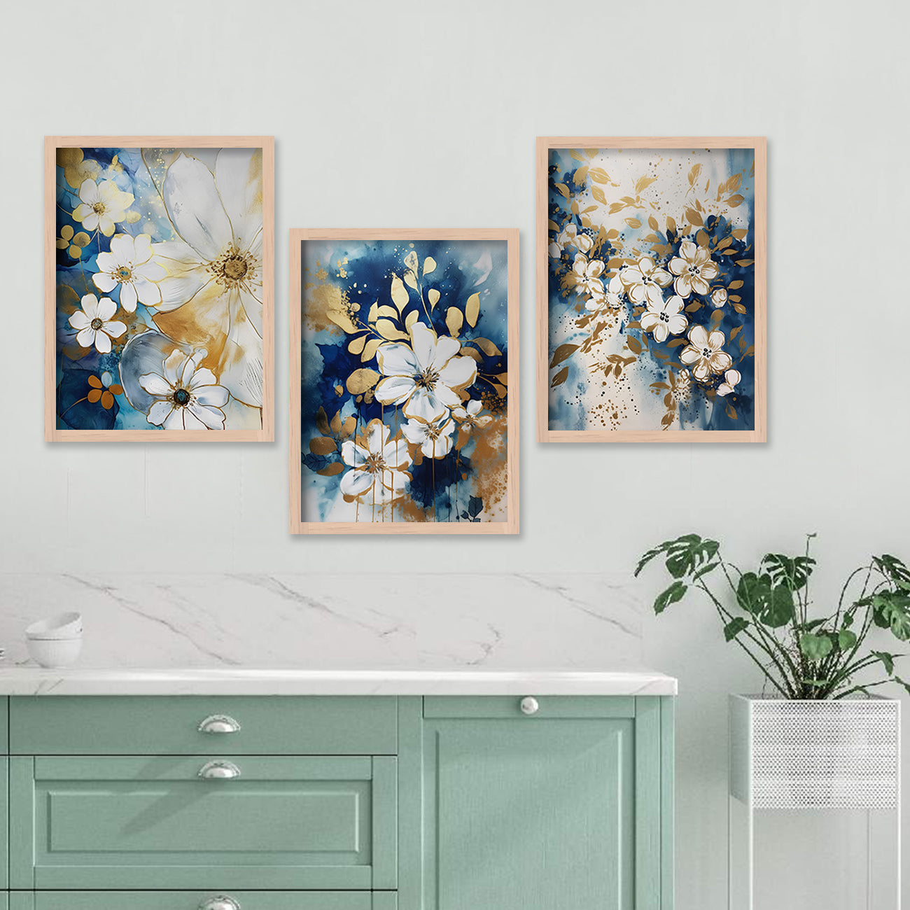 Floral Art Sunset Painting for Living Room Bedroom Home and Office Wall Decor-Kotart