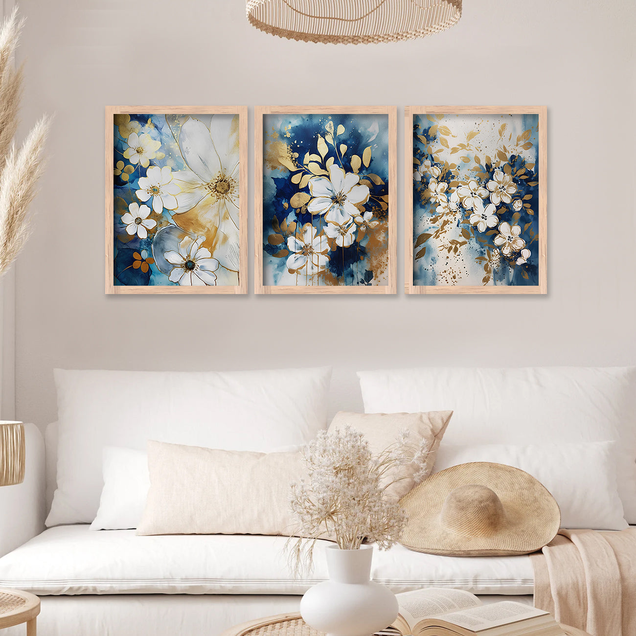 Floral Art Sunset Painting for Living Room Bedroom Home and Office Wall Decor-Kotart