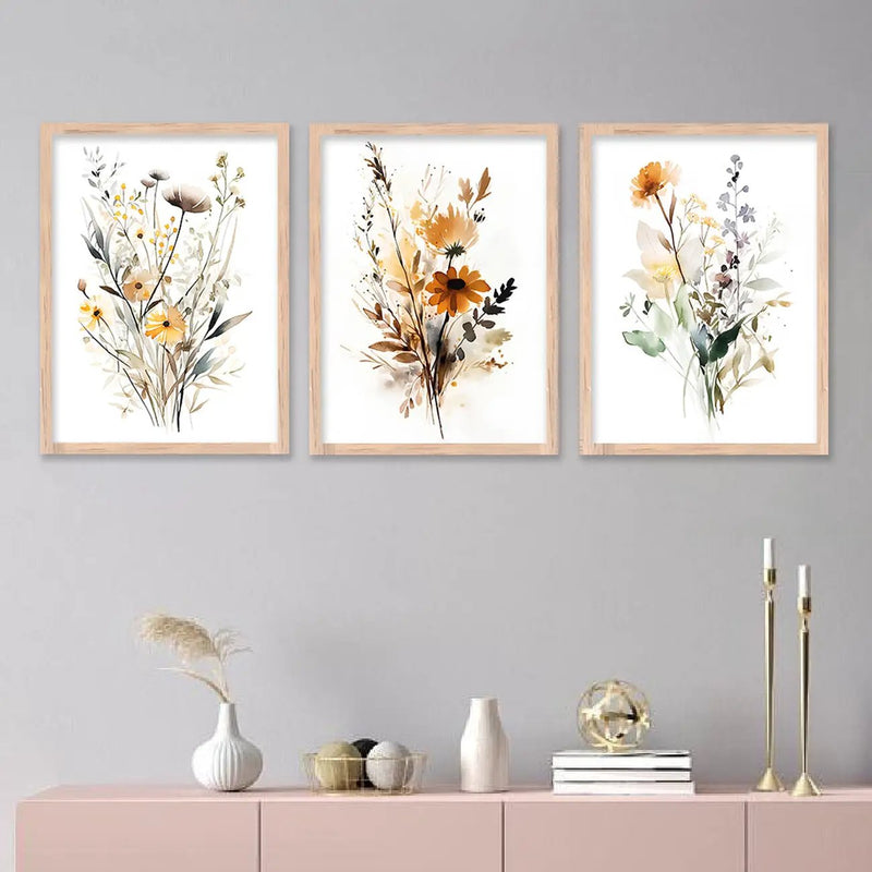 Floral Art Sunset Painting for Living Room Bedroom Home and Office Wall Decor-Kotart