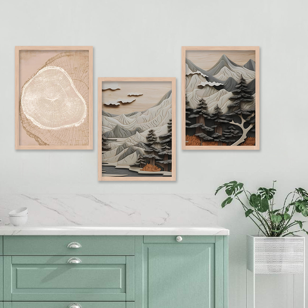 Modern Art Sunset Painting for Living Room Bedroom Home and Office Wall Decor-Kotart