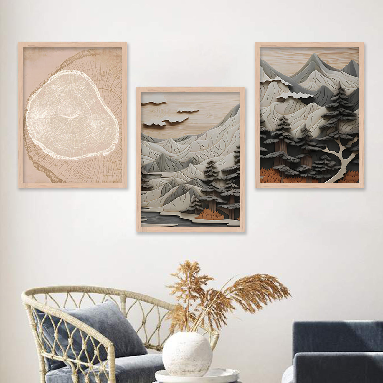 Modern Art Sunset Painting for Living Room Bedroom Home and Office Wall Decor-Kotart