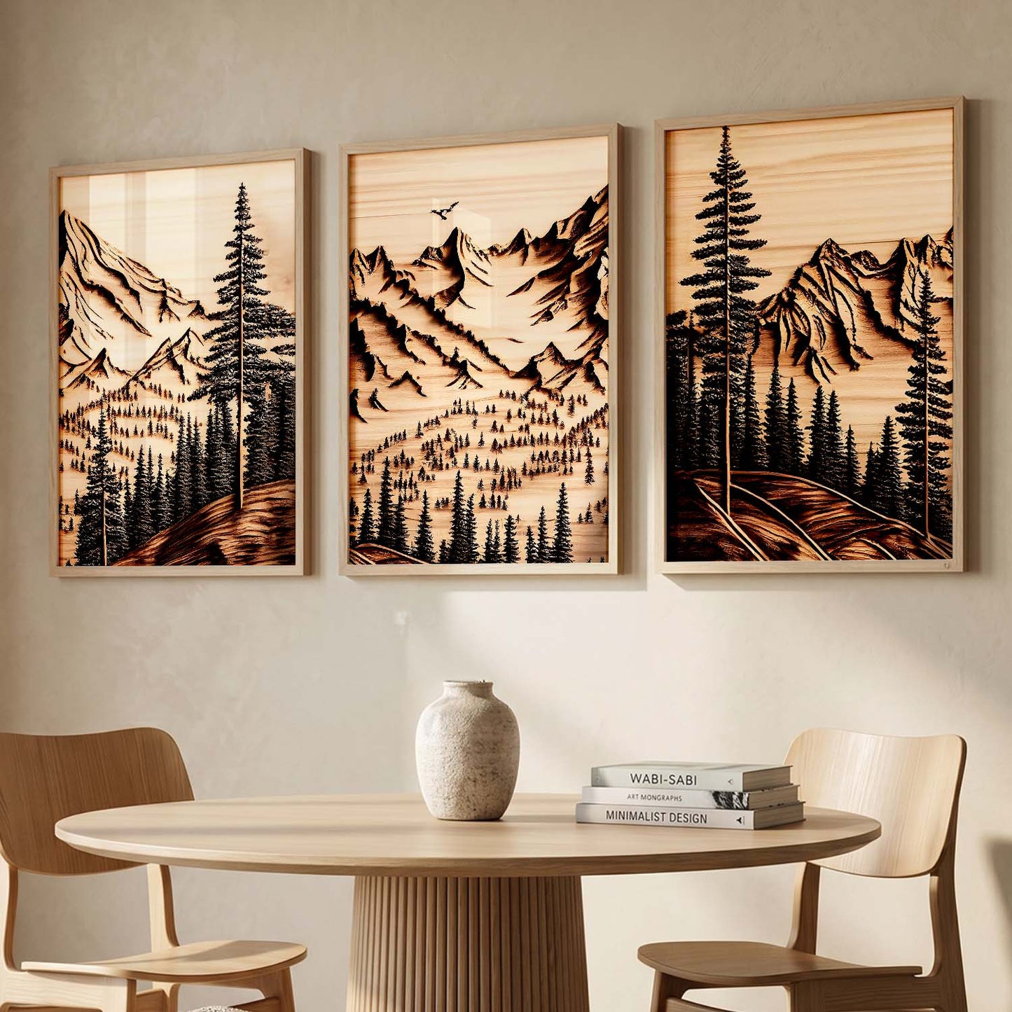 Modern Art Sunset Print for Living Room Bedroom Home and Office Wall Decor