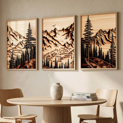 Modern Art Sunset Print for Living Room Bedroom Home and Office Wall Decor