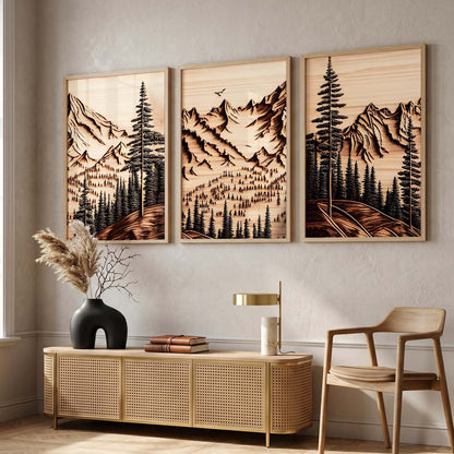 Modern Art Sunset Print for Living Room Bedroom Home and Office Wall Decor