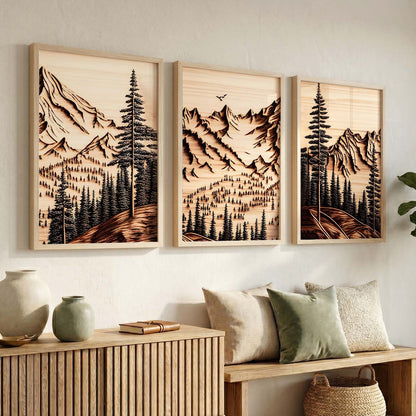 Modern Art Sunset Print for Living Room Bedroom Home and Office Wall Decor