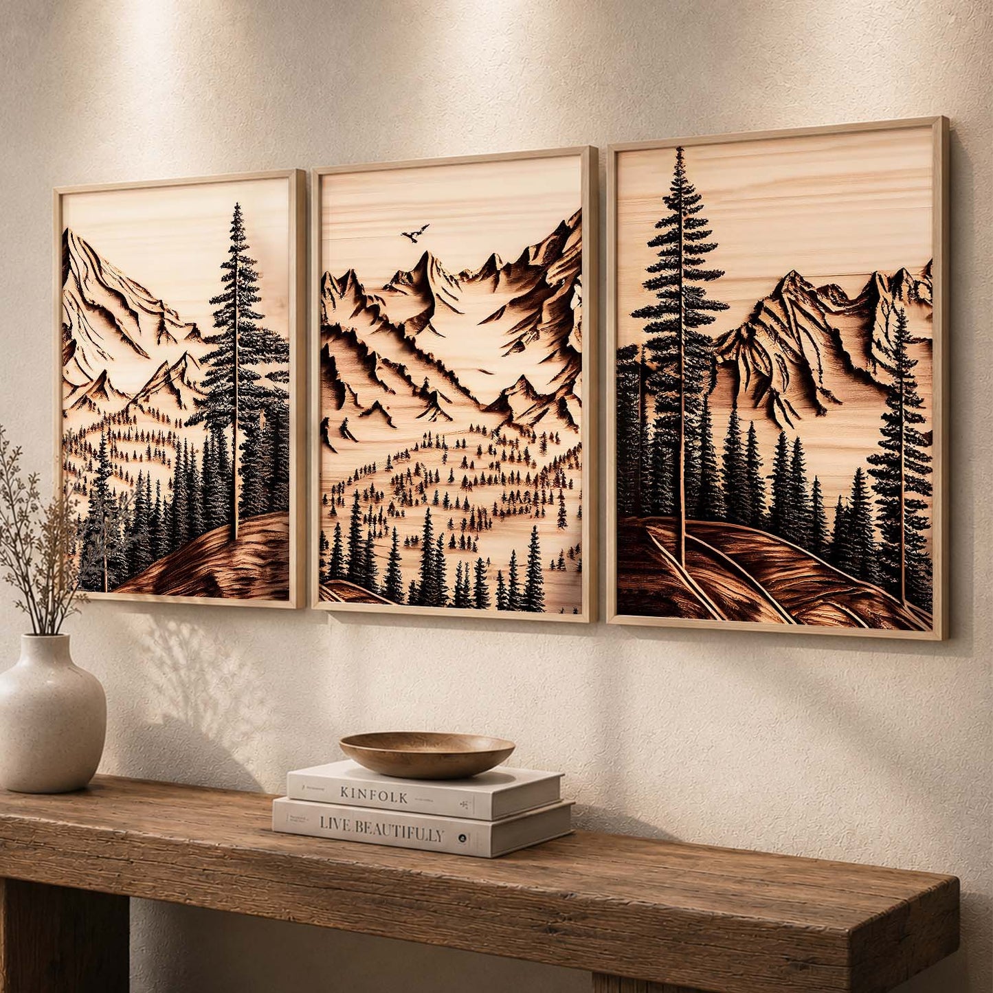 Modern Art Sunset Print for Living Room Bedroom Home and Office Wall Decor