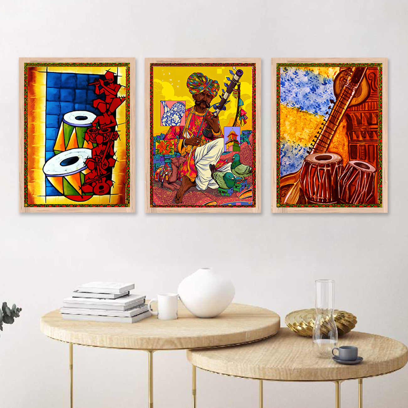 Rajasthani Art Painting for Living Room Bedroom Home and Office Wall Decor-Kotart