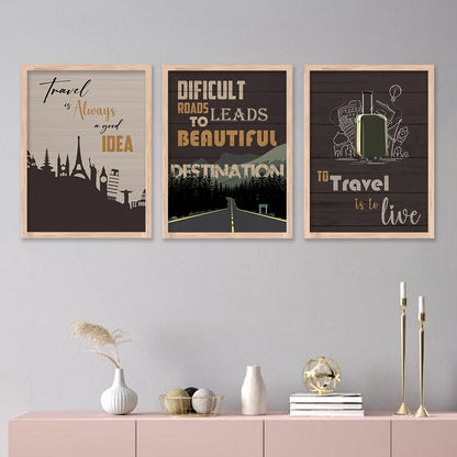 Motivational Quotes Framed Posters for Living Room Bedroom Home and Office Wall Decor-Kotart