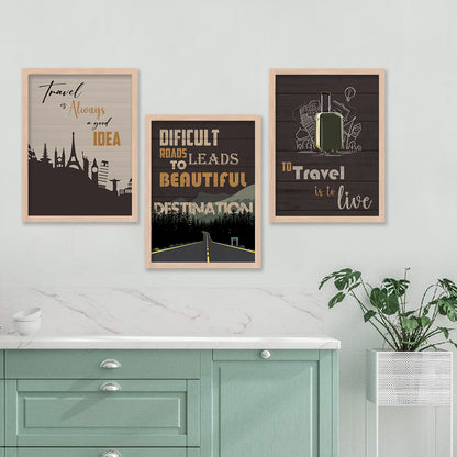 Motivational Quotes Framed Posters for Living Room Bedroom Home and Office Wall Decor-Kotart