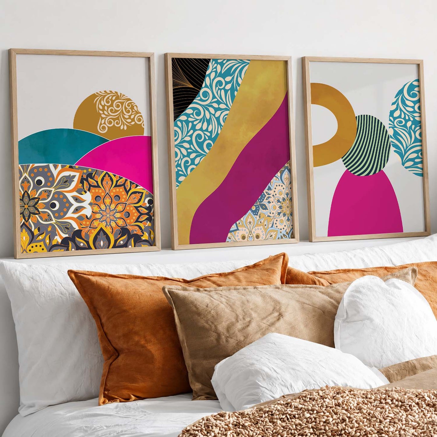 Abstract Art Wall Decor - Framed Posters and Prints with Aesthetic Design