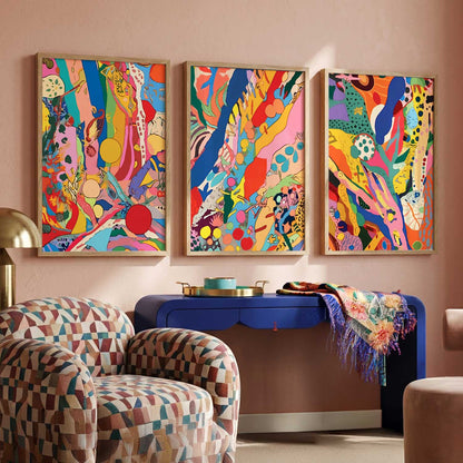 Modern Art Print for Living Room Bedroom Home and Office Wall Decor
