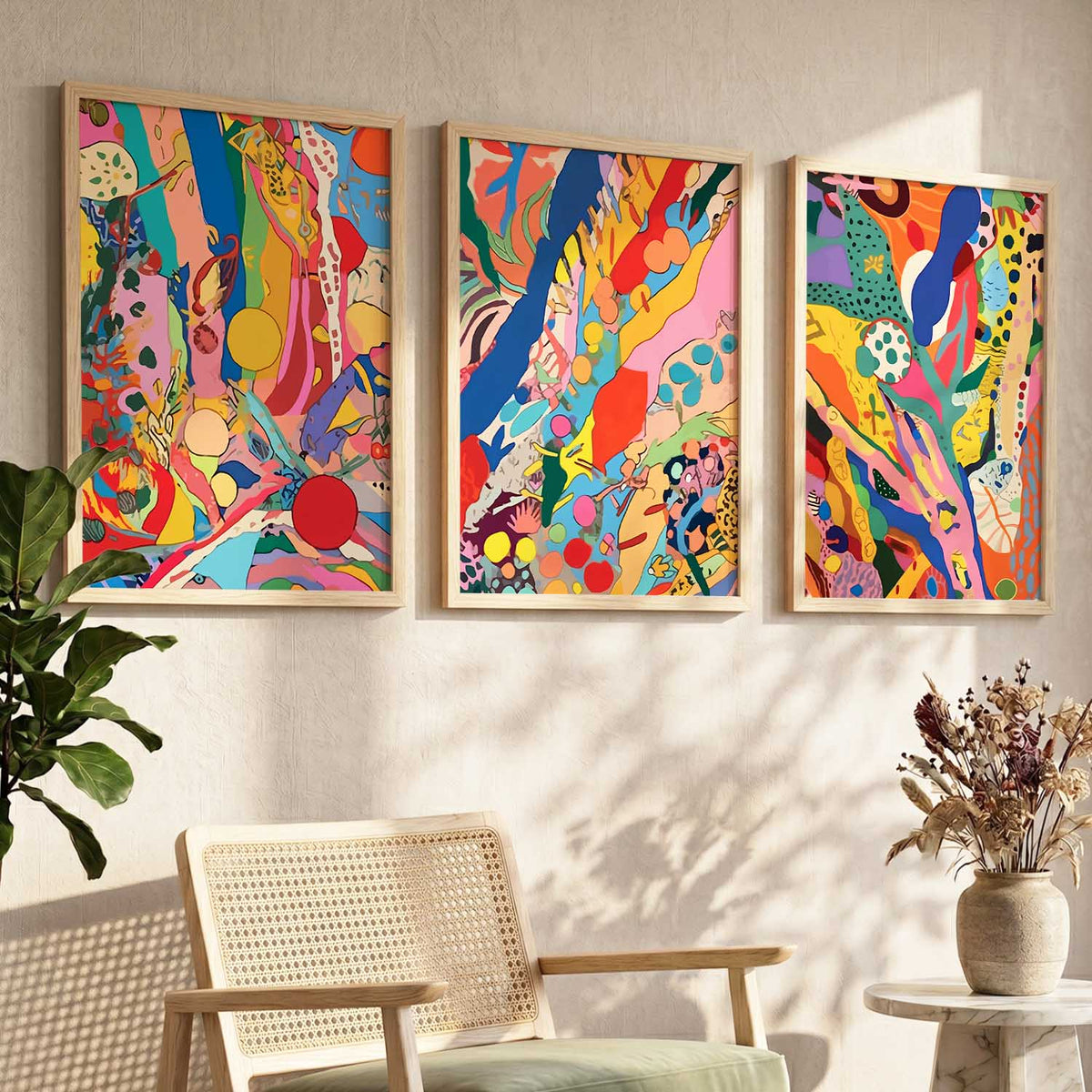 Modern Art Print for Living Room Bedroom Home and Office Wall Decor