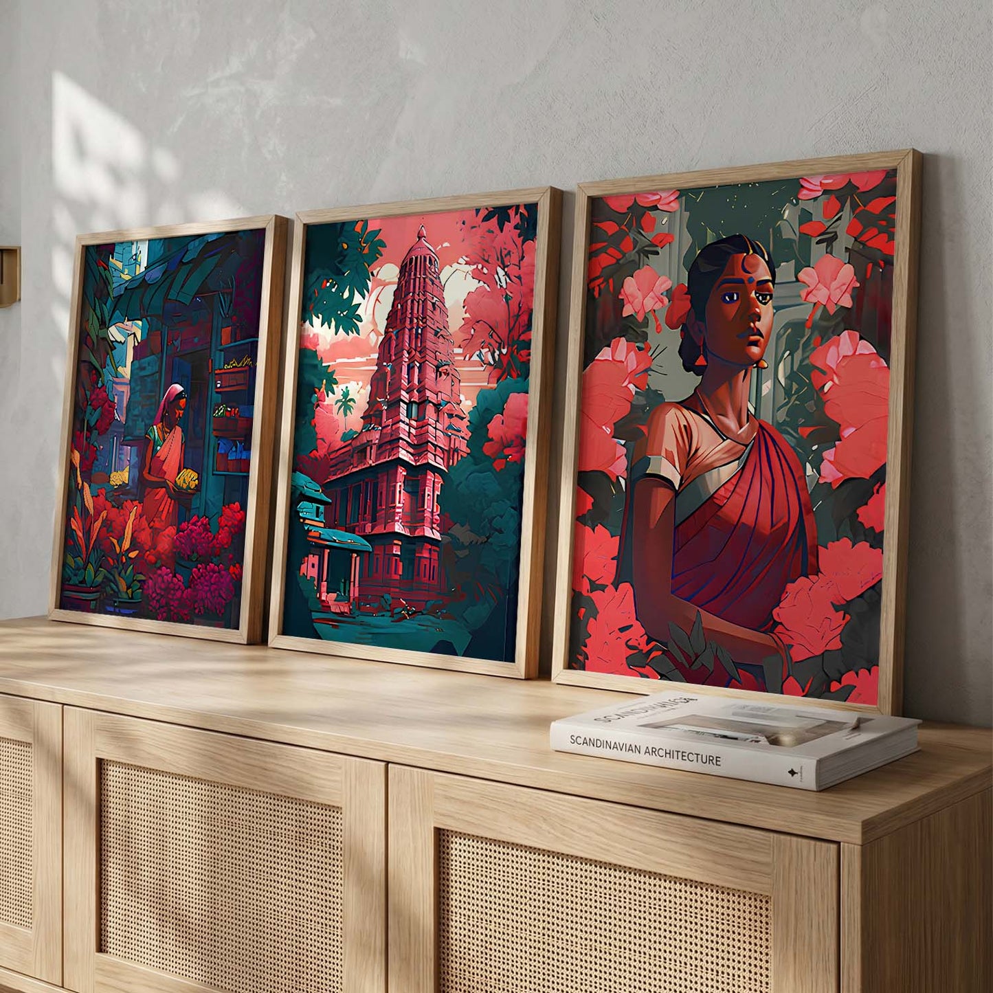 Traditional Art Print for Living Room Bedroom Home and Office Wall Decor