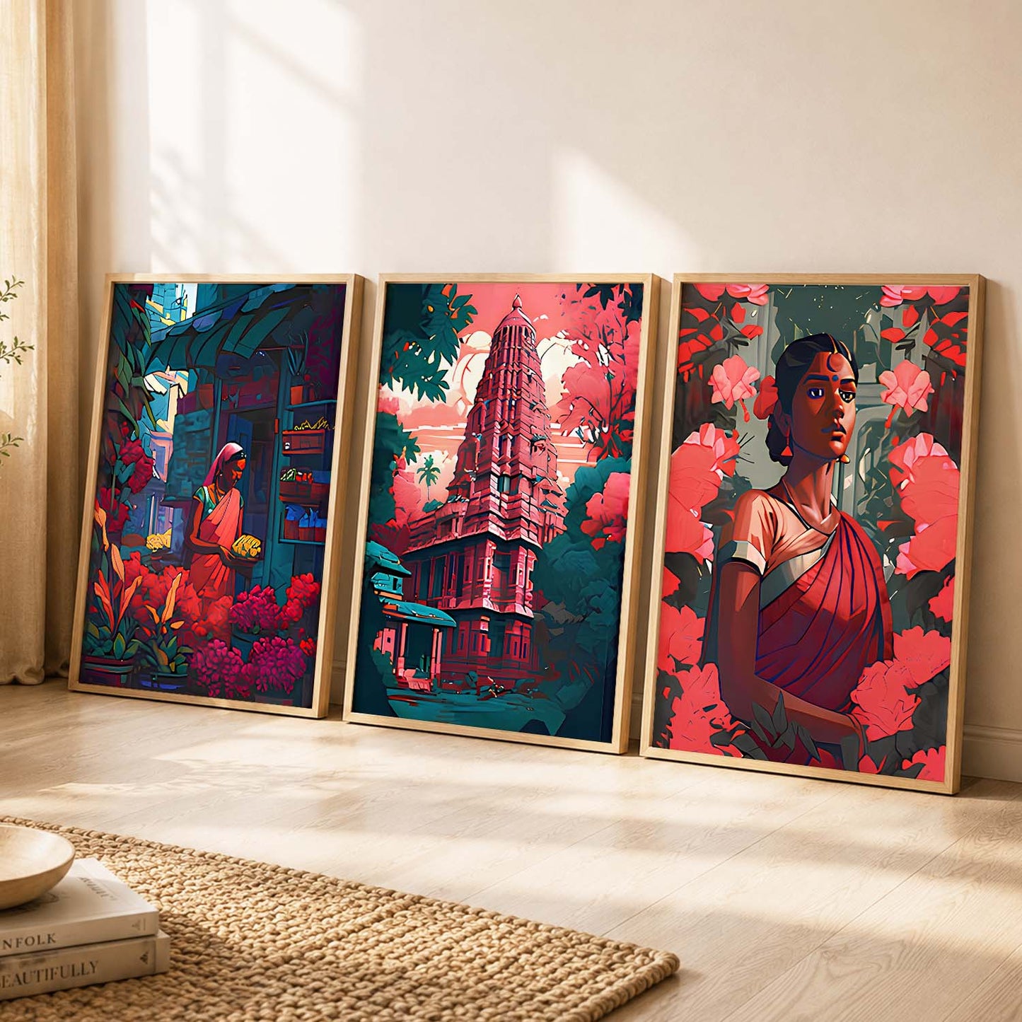Traditional Art Print for Living Room Bedroom Home and Office Wall Decor