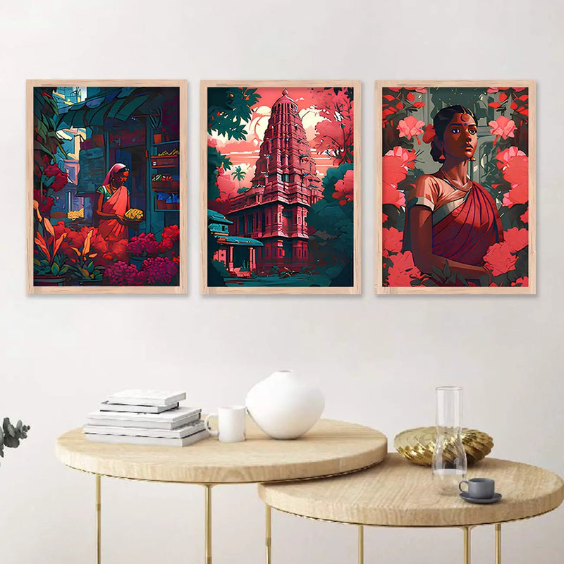 Traditional Art Painting for Living Room Bedroom Home and Office Wall Decor-Kotart