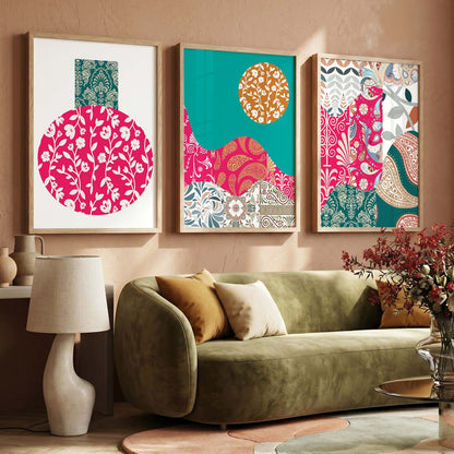 Aesthetic Wall Decor Framed Prints for Living Room Office Home Decor