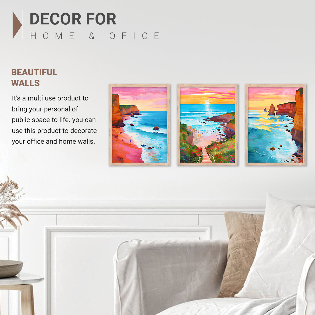 Beautiful Beach Painting for Living Room Bedroom Home and Office Wall Decor-Kotart