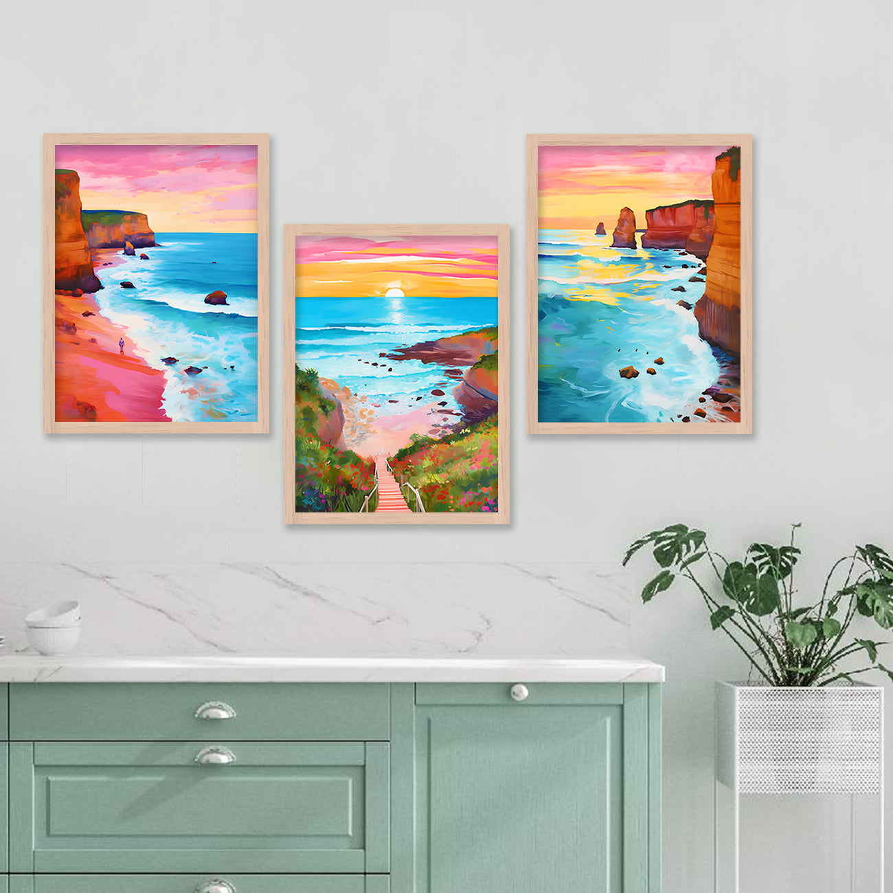 Beautiful Beach Painting for Living Room Bedroom Home and Office Wall Decor-Kotart