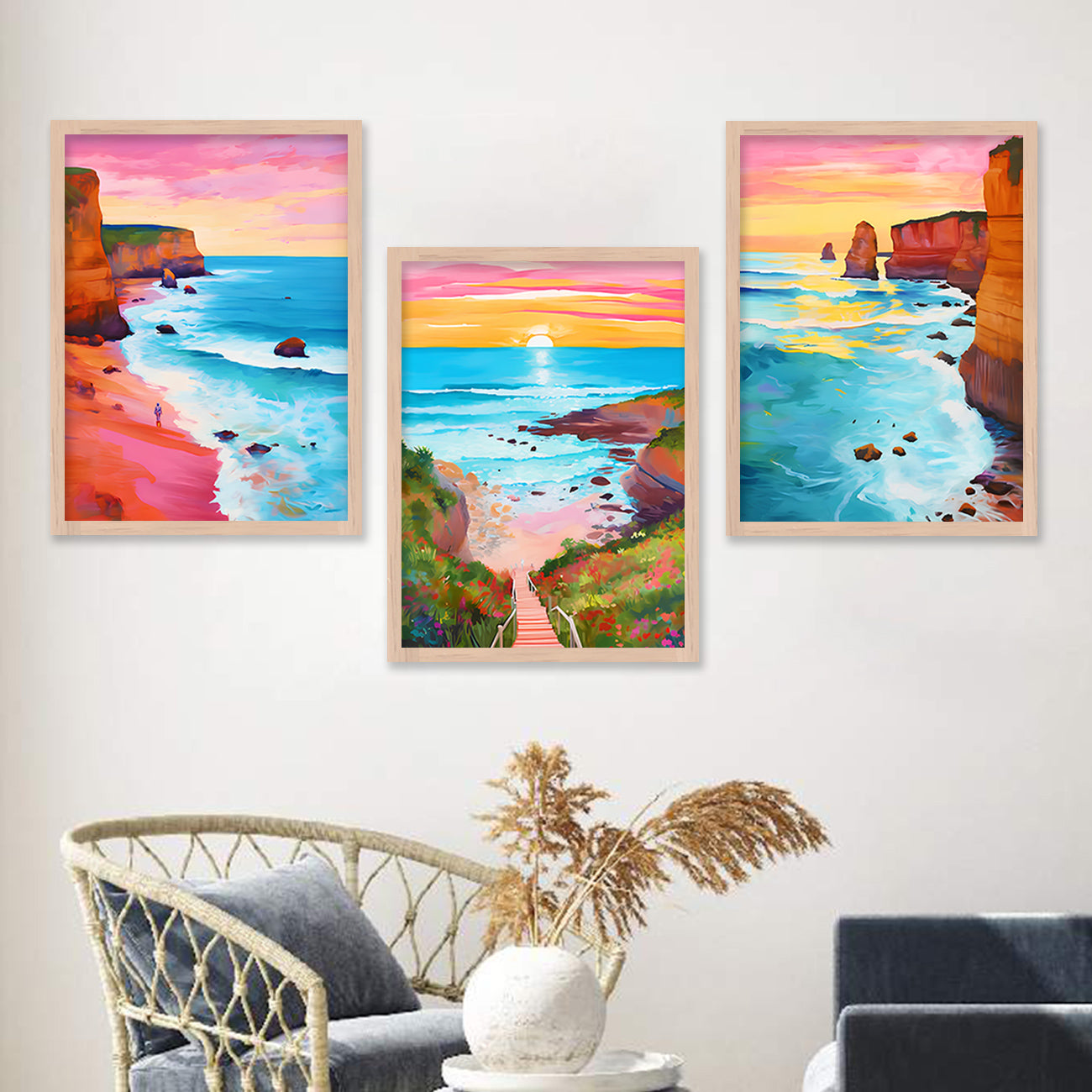 Beautiful Beach Painting for Living Room Bedroom Home and Office Wall Decor-Kotart