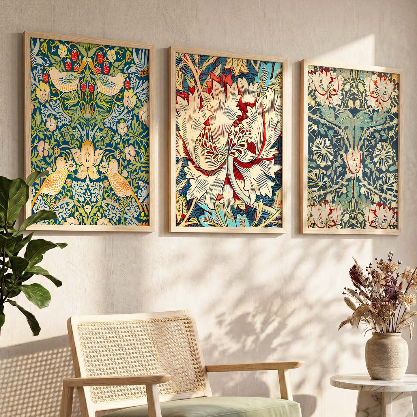 Beautiful Pichwai / Madhubani Art Print for Living Room Bedroom Home and Office Wall Decor