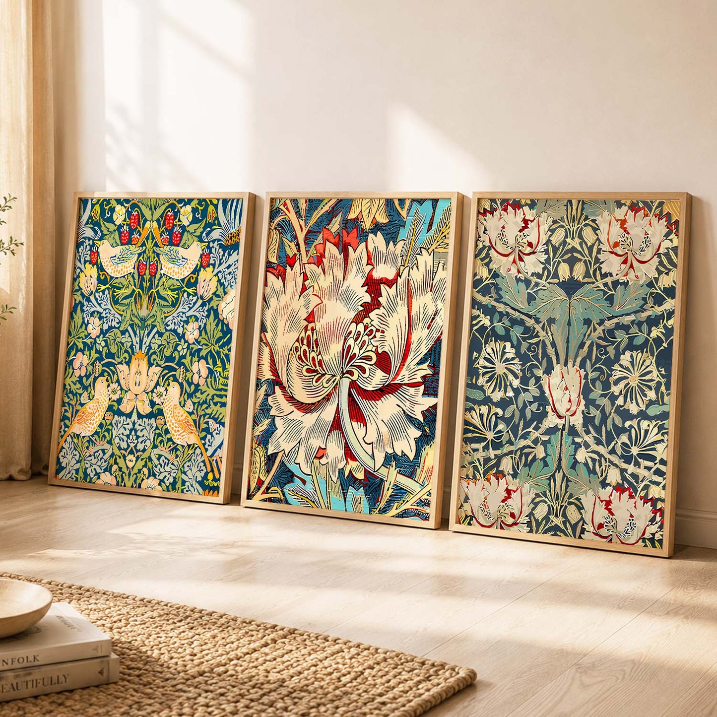 Beautiful Pichwai / Madhubani Art Print for Living Room Bedroom Home and Office Wall Decor