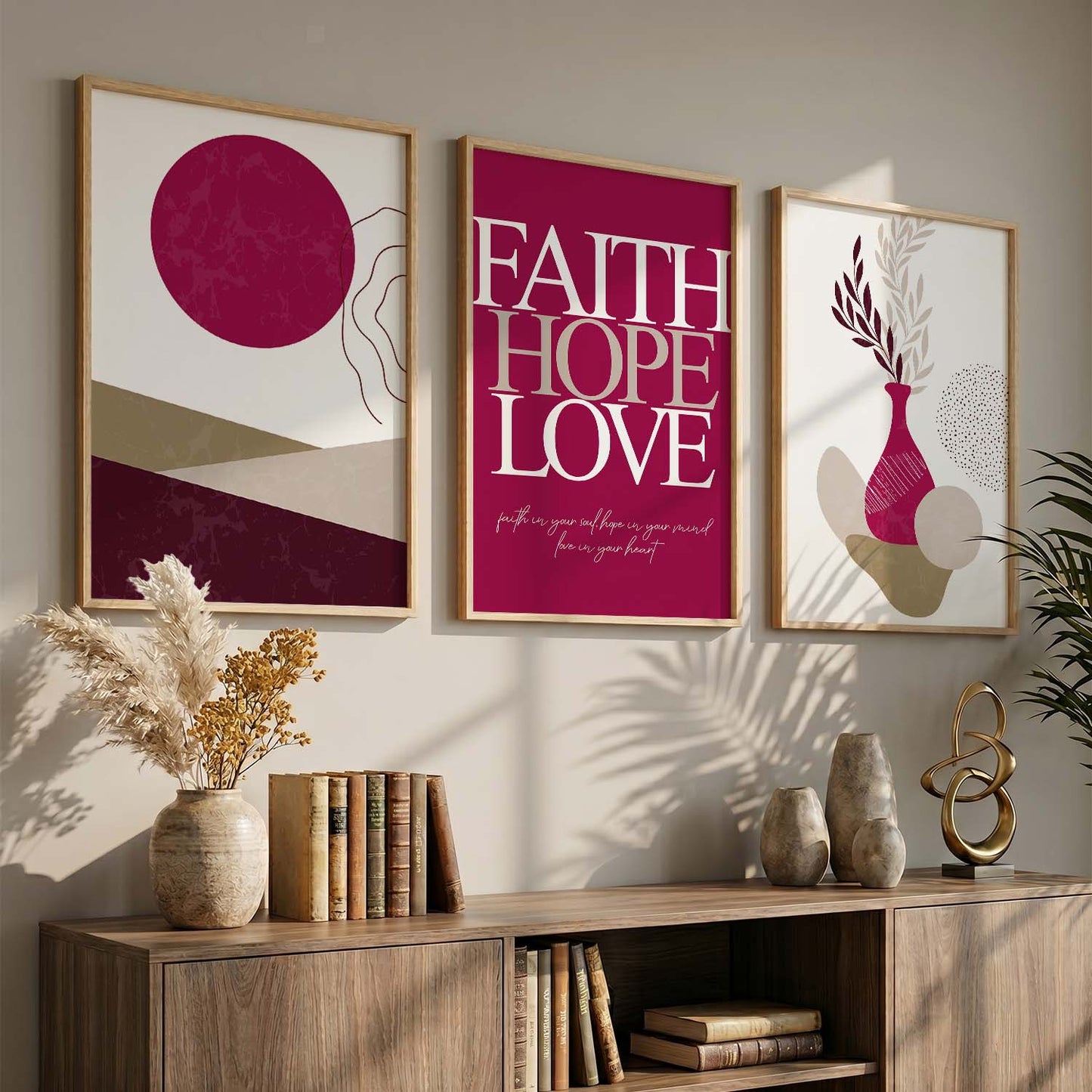 Home Sweet Home Minimal Art Prints for Living Room Bedroom Home and Office Wall Decor