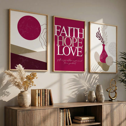 Home Sweet Home Minimal Art Prints for Living Room Bedroom Home and Office Wall Decor